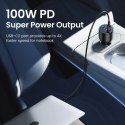 Ładowarka samochodowa Ugreen CD293 2x USB-C PD i 1x USB-A 130W - czarna