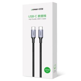 Kabel Ugreen US316 70428 USB-C - USB-C PD QC FCP 100W 5A 480Mb/s 1.5m - szary