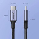 Kabel Ugreen US316 70428 USB-C - USB-C PD QC FCP 100W 5A 480Mb/s 1.5m - szary