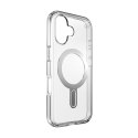 Speck Presidio Perfect-Clear ClickLock & MagSafe - Case for iPhone 16 (Clear / Chrome Finish / Serene Silver)