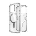 Speck Presidio Perfect-Clear ClickLock & MagSafe - Case for iPhone 16 Pro (Clear / Chrome Finish / Serene Silver)