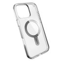 Speck Presidio Perfect-Clear ClickLock & MagSafe - Case for iPhone 16 Pro Max (Clear / Chrome Finish / Serene Silver)