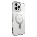 Speck Presidio Perfect-Clear ClickLock & MagSafe - Case for iPhone 16 Pro Max (Clear / Chrome Finish / Serene Silver)