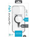 Speck Presidio Perfect-Clear ClickLock & MagSafe - Case for iPhone 16 Pro Max (Clear / Chrome Finish / Serene Silver)