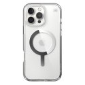 Speck Presidio Perfect-Clear MagSafe - Case for iPhone 16 Pro Max (Clear / Chrome Finish / Serene Silver)