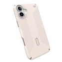 Speck Presidio2 Grip ClickLock & MagSafe - Case for iPhone 16 Plus (Bleached Bone / Heirloom Gold / Hazel Brown)