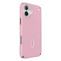 Speck Presidio2 Pro ClickLock & MagSafe - Case for iPhone 16 Plus (Wednesday Pink / Boysenberry Purple / White)