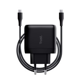 Wall Charger + USB-C Cable Trust 24817 Black 65 W