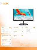 Monitor 22B2AM 21.5 cala VA HDMI Głośniki