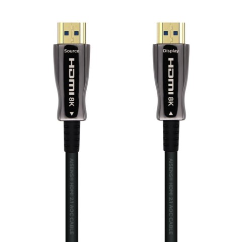 HDMI Cable Aisens A153-0518 Black 25 m