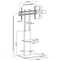 Stand do telewizora na kółkach Wózek MC-865
