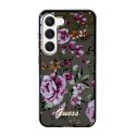 Guess Flower Collection - Case for Samsung Galaxy S23 (Black)