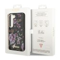 Guess Flower Collection - Case for Samsung Galaxy S23 (Black)