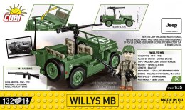 Klocki Willys MB 132 elementy