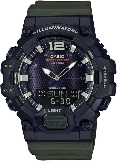 CASIO ILLUMINATOR Black - Army Green