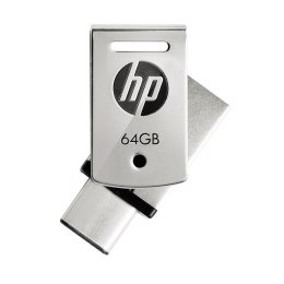 USB stick HP HPFD5000M-64 Steel 64 GB