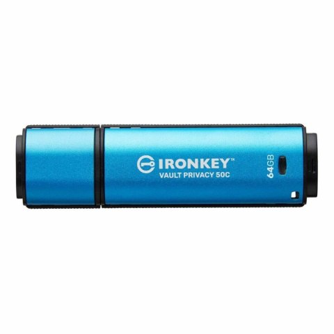 USB stick Kingston IKVP50C/64GB Blue Black/Blue 64 GB