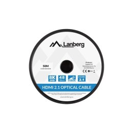 HDMI Cable Lanberg CA-HDMI-30FB-0500-BK 50 m