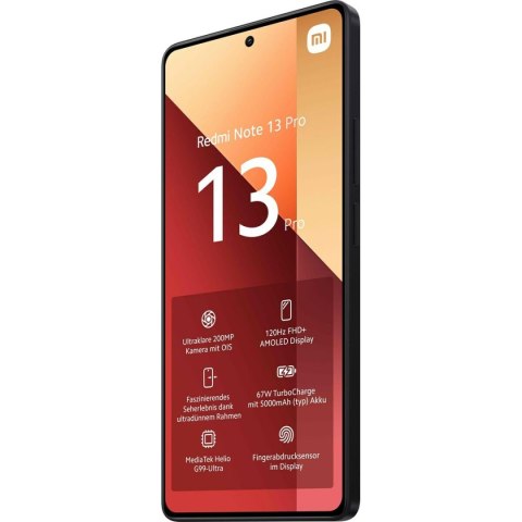 Smartphone Xiaomi REDMI NOTE 13 PRO 6,67" HELIO G99 ULTRA 8 GB RAM 256 GB Black Midnight black