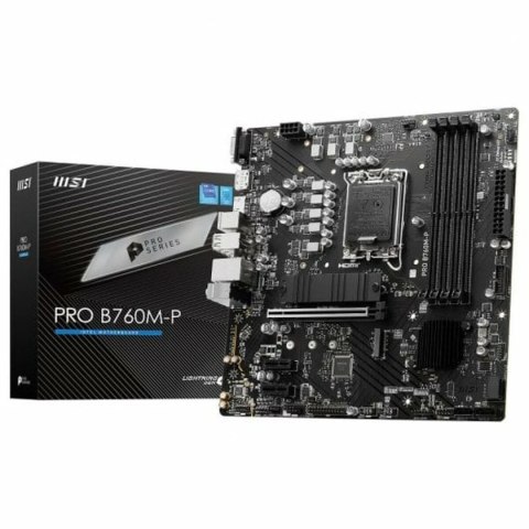 Motherboard MSI PRO B760M-P DDR4 LGA 1700 Intel B760 Intel