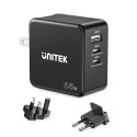 Wall Charger Unitek P1117B Black 65 W (1 Unit)