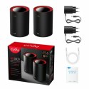 Wi-Fi Amplifier Cudy M3000(2-PACK)-BLACK Red Black/Red RJ45 Ethernet WAN Wi-Fi