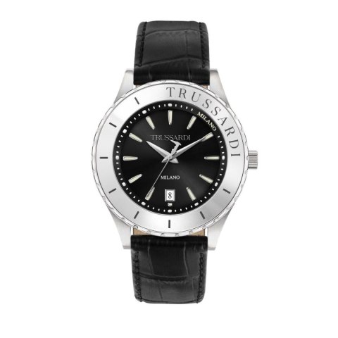 Men's Watch Trussardi R2451143001 Black (Ø 50 mm)