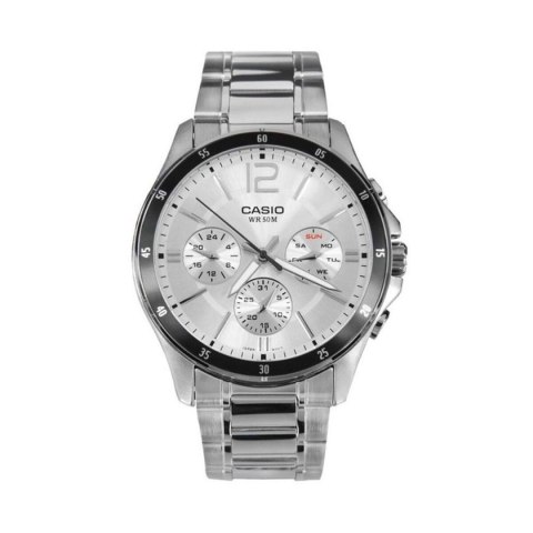 Men's Watch Casio ENTICER GENT Grey Silver (Ø 35 mm) (Ø 43,5 mm)