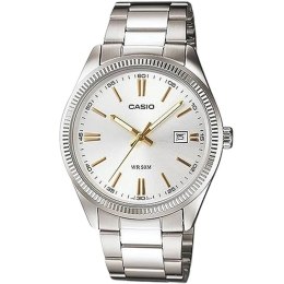 Men's Watch Casio DATE - SILVER, GOLD INDEXES (Ø 39 mm)