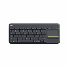 Keyboard with Touchpad Logitech K400 Plus Black