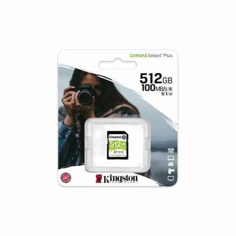 SD Memory Card Kingston Canvas Select Plus 512 GB