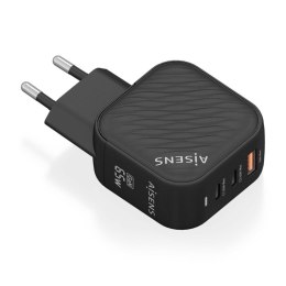 Wall Charger Aisens Black 65 W (1 Unit)