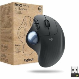 Wireless Mouse Logitech Ergo M575 Grey 2000 dpi