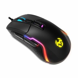 Mouse Krom Kick Black 6200 dpi RGB